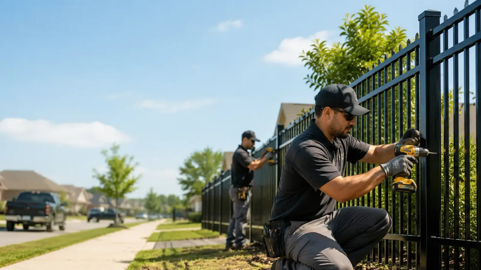 Metal Fence Installation in Milburn, OK